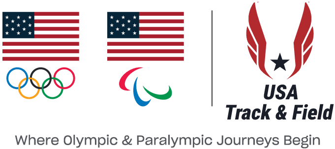 USA Track & Field Olympic Paralympic symbols.